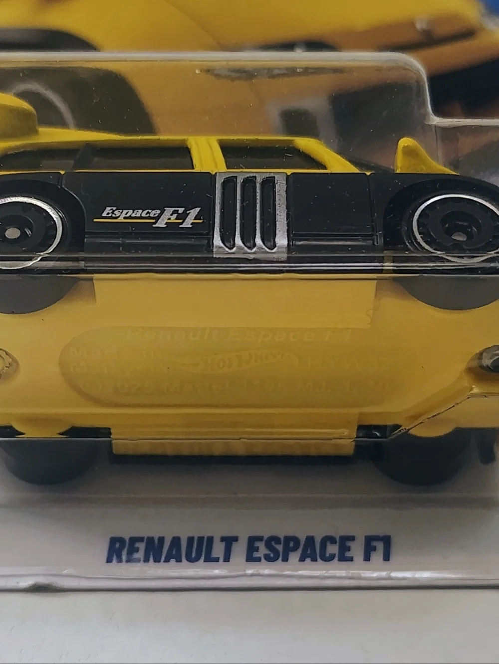 Renault Espace F1 Hot Wheels 2025 HW Modified 5/5 Yellow Diecast